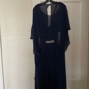 Teri Jon navy gown size 16